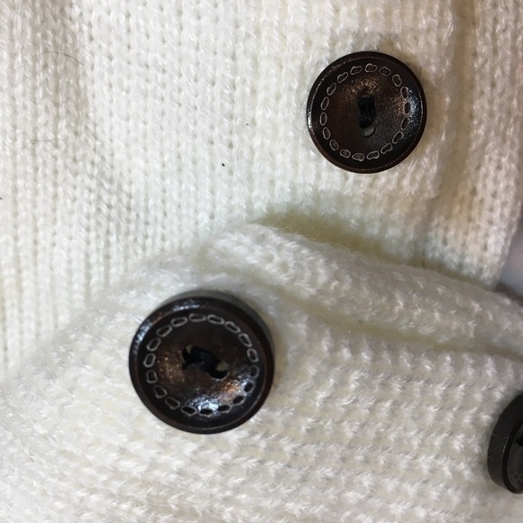 Lace top with button side knit boot sock - Picture 4 of 6